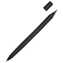 Металлическая ручка и вечный карандаш Gauguin, софт-тач, черный