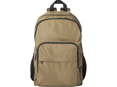 Рюкзак для ноутбука Trend Plus 15GRS из переработанного материала объемом 20 литров, зеленый лесной - рис 2.