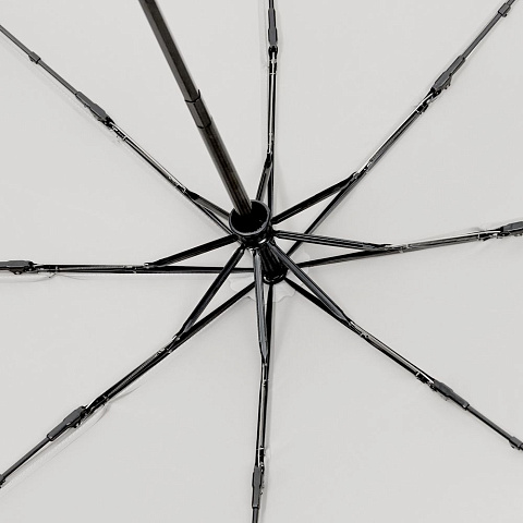 Зонт складной Cloudex, светло-серый - рис 4.