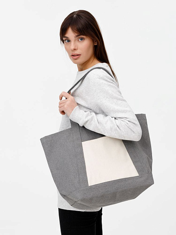 Шопер Shophop, серый с неокрашенным - рис 11.