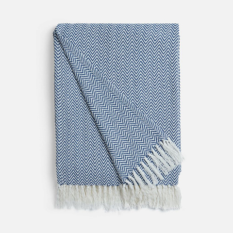 Плед Landour, синий - рис 4.