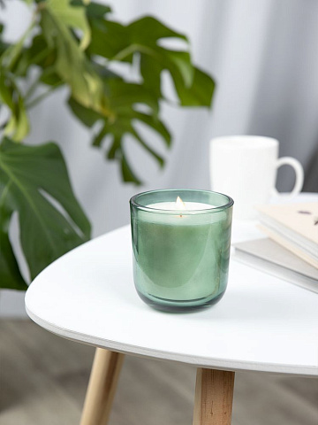 Ароматическая свеча Vitral, дубовый мох и пачули, зеленая - рис 6.