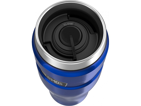 Кружка-термос из нерж. стали тм THERMOS SK1005BL 0.47L, синий - рис 4.