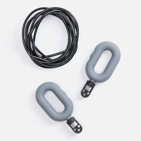 Мультифункциональная скакалка с эспандером Multi McFly, серая - рис 3.