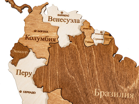 Интерьерная карта мира World - рис 8.