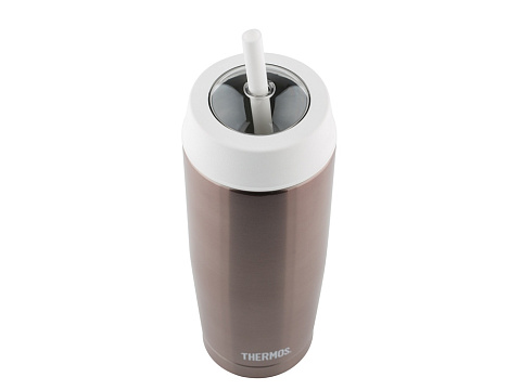 Термос из нерж. стали тм THERMOS TS4030P, коричневый - рис 2.