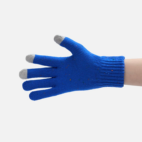 Перчатки сенсорные Spotti Senso, синие - рис 3.