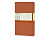 Записная книжка Moleskine Classic (в линейку) в твердой обложке, Large (13х21см), оранжевый коралл - миниатюра