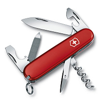 Нож перочинный VICTORINOX Sportsman, 84 мм, 13 функций, красный