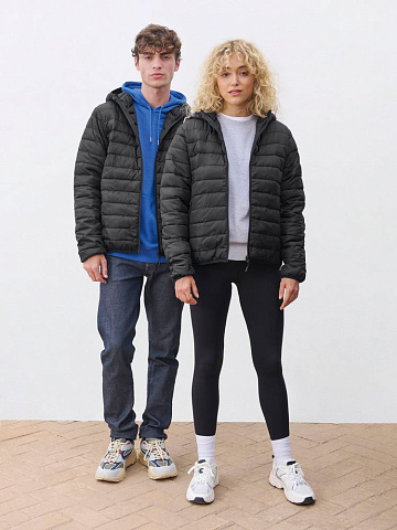 Куртка с капюшоном мужская Stream Men, темно-синяя - рис 6.