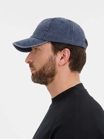 Бейсболка Berwi, темно-синяя - рис 7.