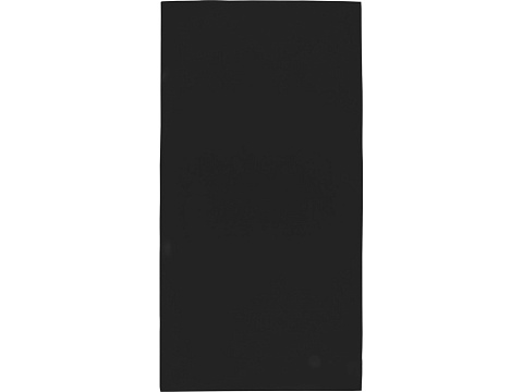 Lucas спортивное полотенце из переработанного полиэстера 70х140 см - сплошной черный - рис 3.