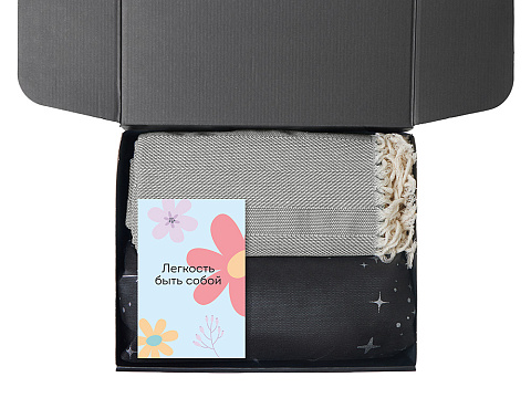 Подарочный набор Re:f. Shelter  с пледом, зеркалом, свечой и диффузором - рис 3.