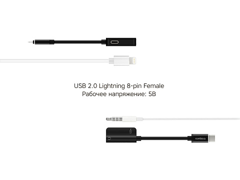 Rombica L Adapter 3.5C, черный - рис 6.