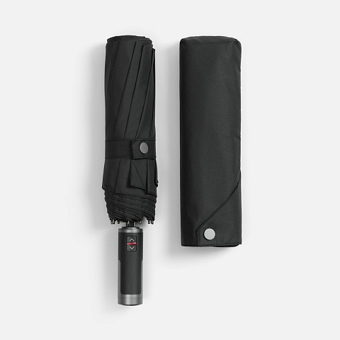 Зонт складной Regenfall, черный - рис 6.