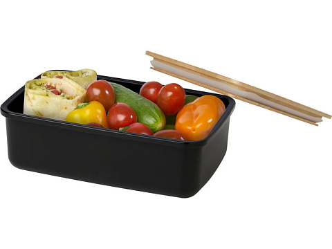 Mangi ланч-бокс на 500 мл - сплошной черный - рис 3.