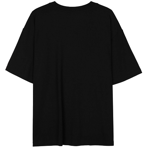 Футболка оверсайз унисекс Lavinia, черная - рис 3.