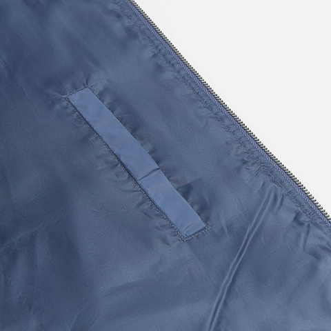 Куртка унисекс Warmbridge, синяя (джинс) - рис 6.