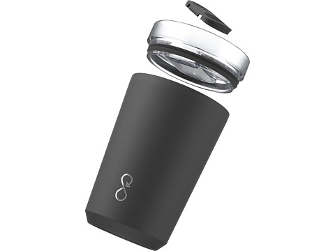 Ocean Bottle термостакан объемом 350 мл - Черный - рис 4.