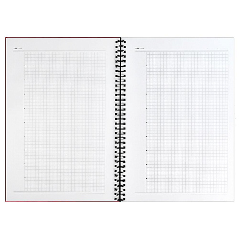 Ежедневник Notera Maxi, недатированный, красный - рис 6.