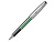 Ручка-роллер Parker Sonnet Essentials Green SB Steel CT, цвет чернил black, перо: F, в подарочной упаковке. - миниатюра