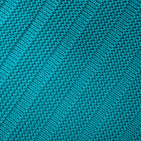 Плед Field, бирюзовый - рис 4.