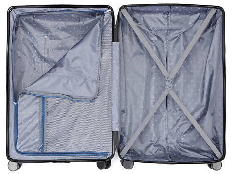 Чемодан TORBER Onego, синий, ABS-пластик, 79,5 х 51 х 29 см, 103 л - рис 4.