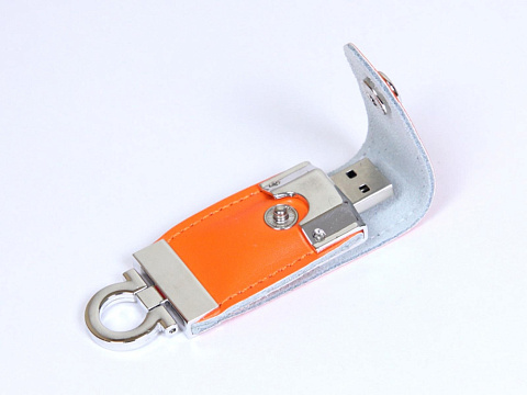 USB-флешка на 8 Гб в виде брелка, оранжевый