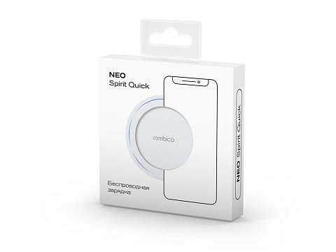 Беспроводное зарядное устройство Rombica NEO Spirit Quick White (Р) - рис 5.
