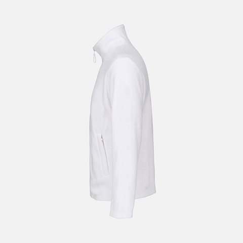 Куртка флисовая унисекс Nitro, белая - рис 4.