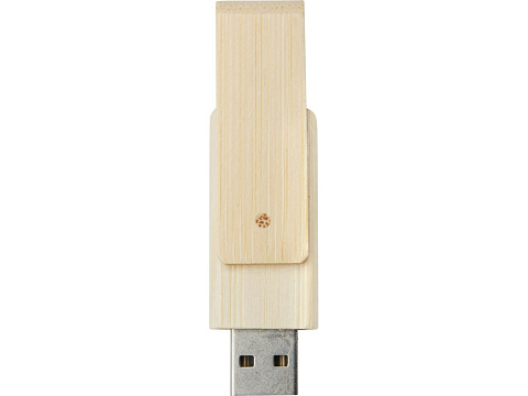 Rotate, USB-накопитель объемом 4 ГБ из бамбука, бежевый - рис 2.