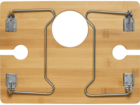 Набор для пикника Fabar сумка-холодильник и бамбуковый столик на ножках - рис 13.