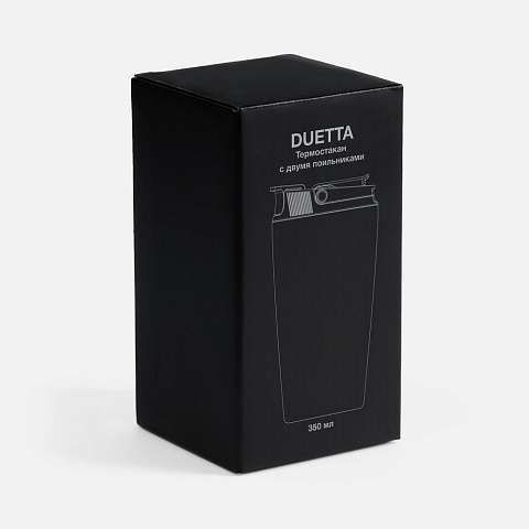 Термостакан с двумя поильниками Duetta, красный - рис 9.