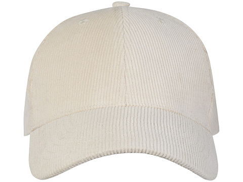 Hutton 6-панельная бейсболка из переработанного хлопка - Sandstone - рис 2.