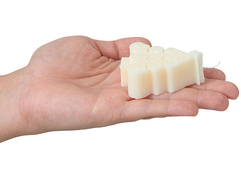 Свеча Елочка, молочный - рис 5.