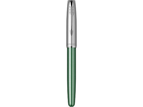 Перьевая ручка Parker Sonnet Essentials Green SB Steel CT, перо: F, цвет чернил: black, в подарочной упаковке. - рис 5.