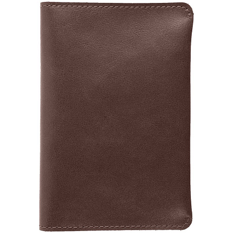 Обложка для паспорта Apache, ver.2, темно-коричневая - рис 2.