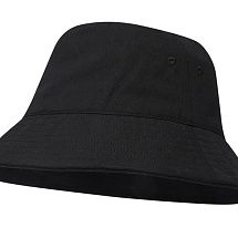 Панама Wicklow из переработанного материала - Сплошной черный