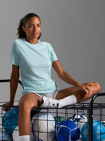 Футболка спортивная женская Vortex Women, черная - рис 10.