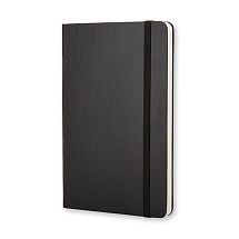 Записная книжка Moleskine Classic (нелинованный) в твердой обложке, Large (13х21см), черный