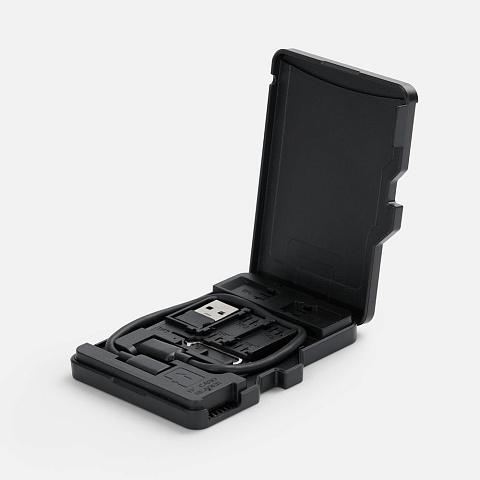 Футляр для карт памяти и SIM Multitask, черный - рис 5.