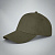 Кепка Дойл, 5 панелей, зеленый лесной - миниатюра