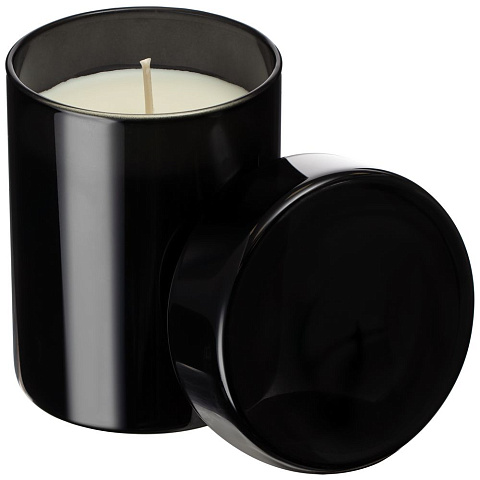 Ароматическая свеча Flikka, сандал и амбра, черная - рис 2.