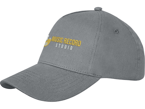 Кепка Doyle, 5 панелей, серый - рис 4.