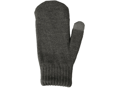 Варежки Dunant, темно-серый меланж - рис 4.
