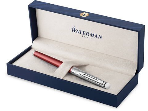 Перьевая ручка Waterman Hemisphere French riviera Deluxe RED CLUB в подарочной коробке - рис 7.