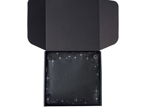 Подарочный набор с перчатками, термосом и чаем, темно-синий - рис 3.