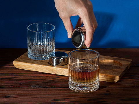 Набор для виски и коктейлей на подставке из дуба Savour - рис 11.