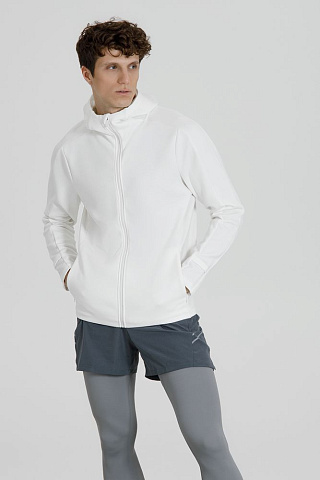 Куртка с капюшоном унисекс Begi, молочно-белая - рис 13.