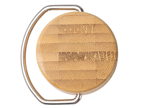 Термобутылка Нобук из переработанной нержавеющей стали, с бамбуковой крышкой, белый - рис 5.